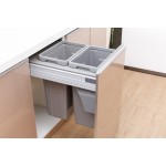 MD45-27GR Double Waste Bins with Soft Closing